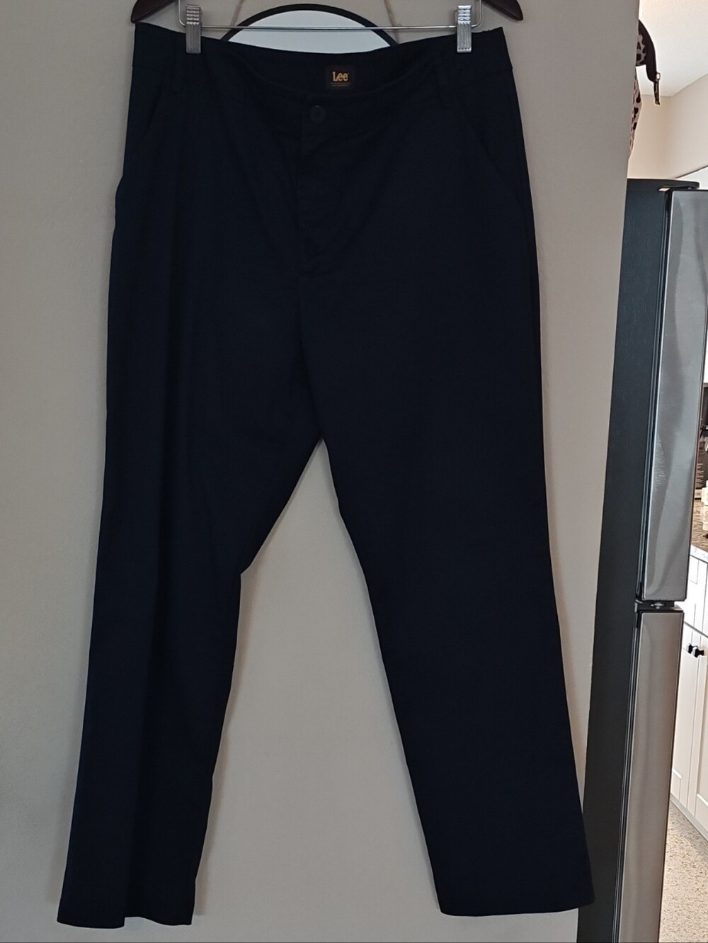 Lee Women's s Navy Straight Leg Chinos 16